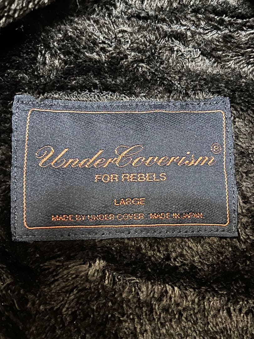 ヴ*ド様 UNDERCOVERISM ラムレザーロングジップアップパーカー