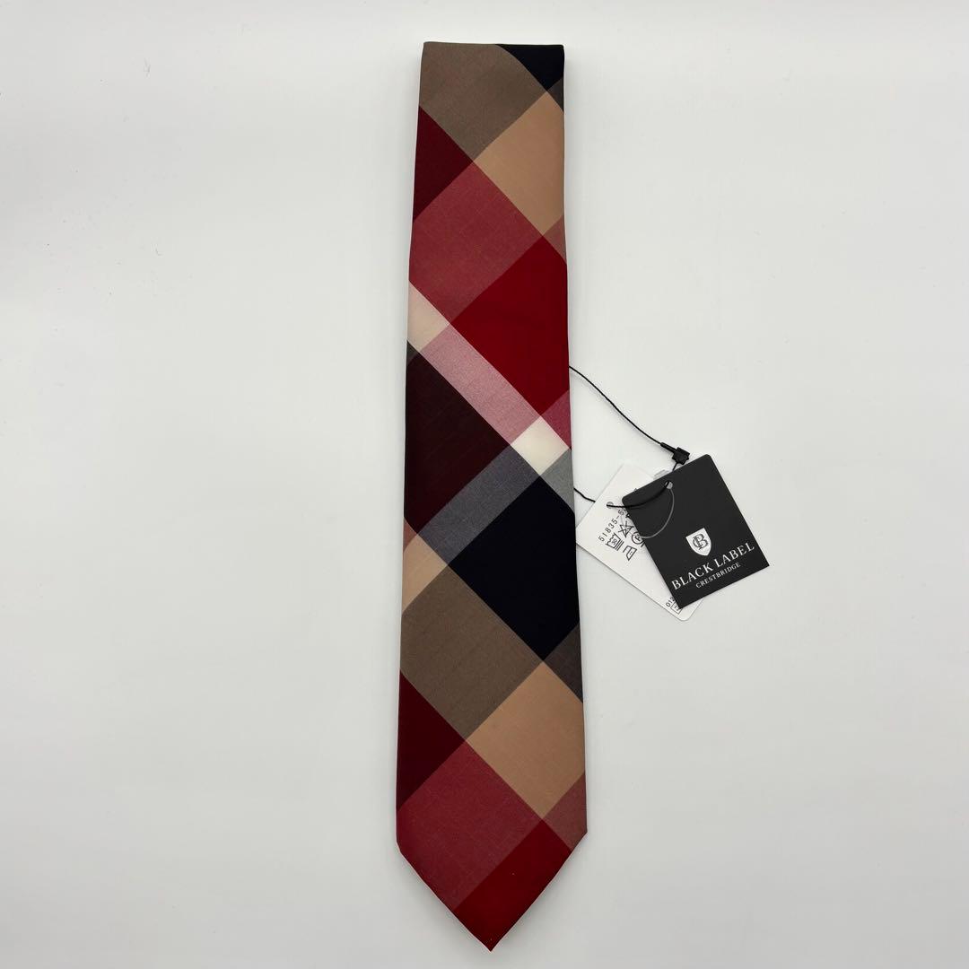新品 ショップ袋付可　ブラックレーベルクレストブリッジ ネクタイ バーバリー