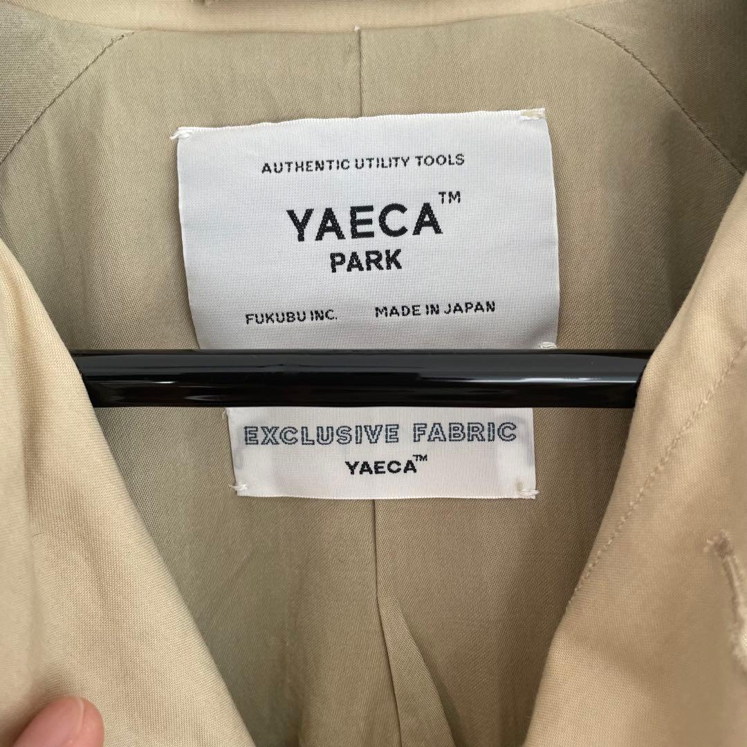 美品　YAECA ヤエカ　ステンカラーコート　ベージュ　M 日本製