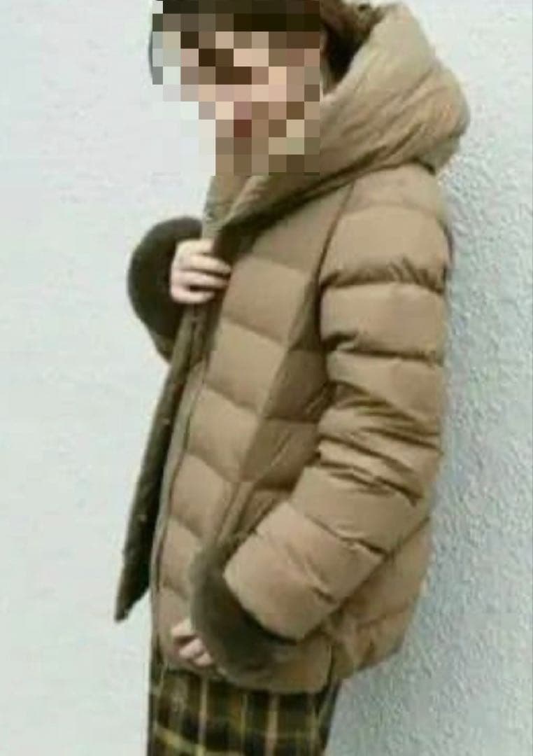 【河田フェザー】フードショートダウンジャケット