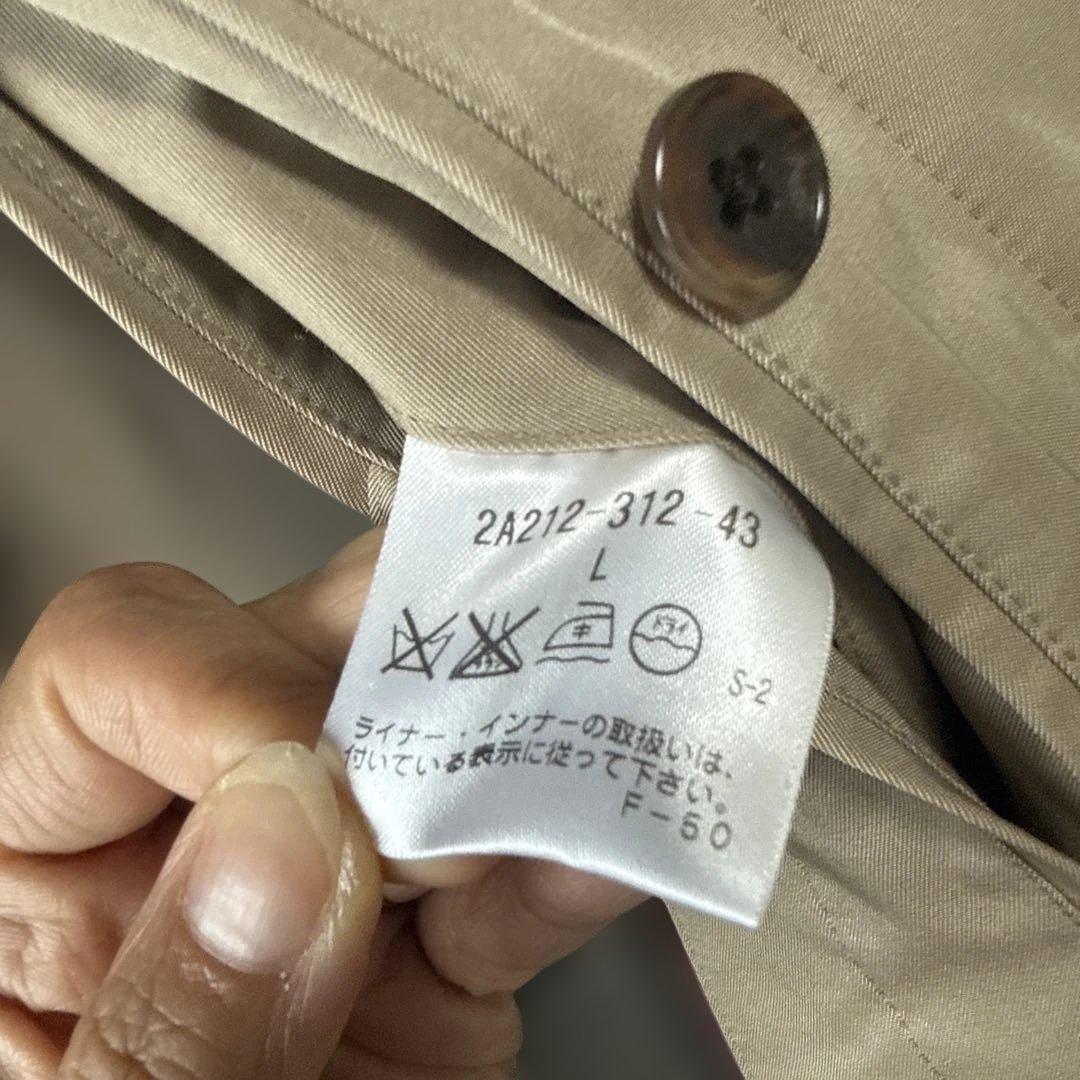 サンヨーコート 三陽商会 ステンカラー トレンチ バルマカーン L ライナー付き