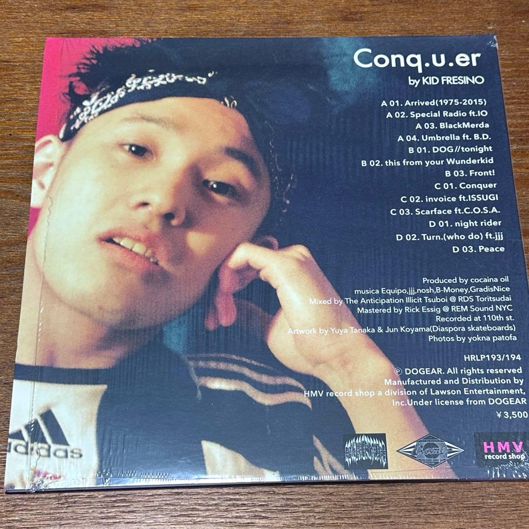 KID FRESINO『Conq.u.er』LPレコード　美品