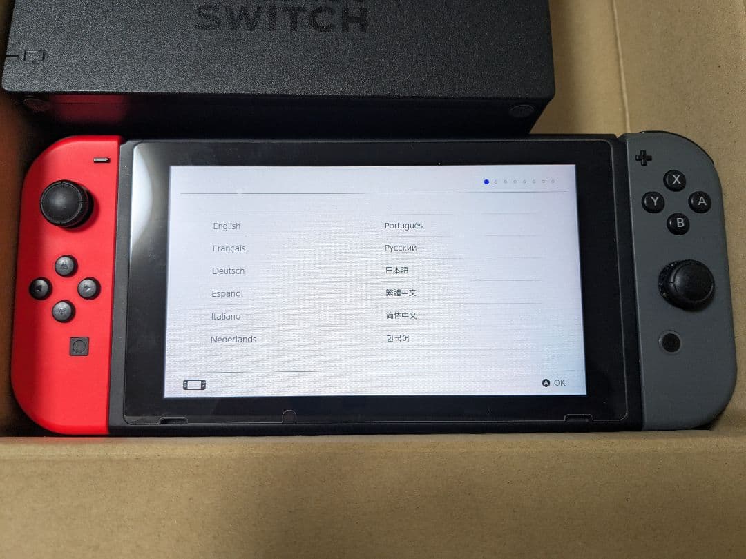 Nintendo Switch 本体 赤/グレー