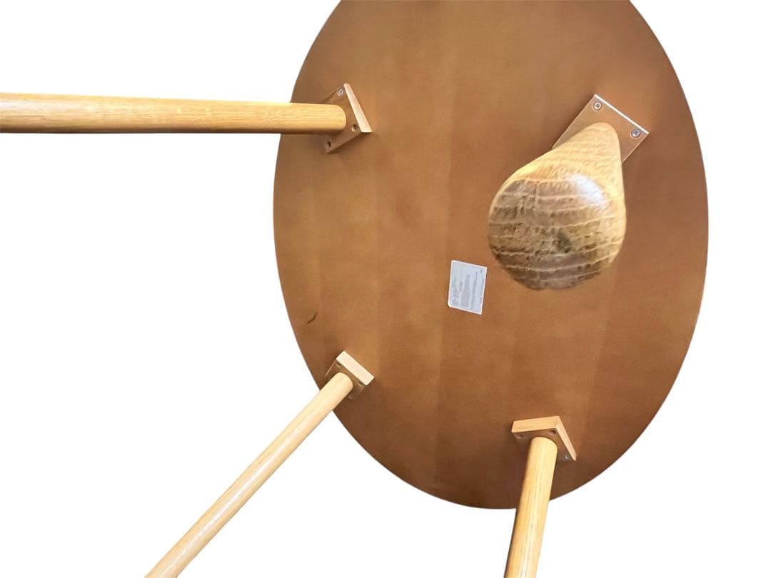 【名古屋市内手渡し可】unico ALBERO オーバル型ダイニングテーブル