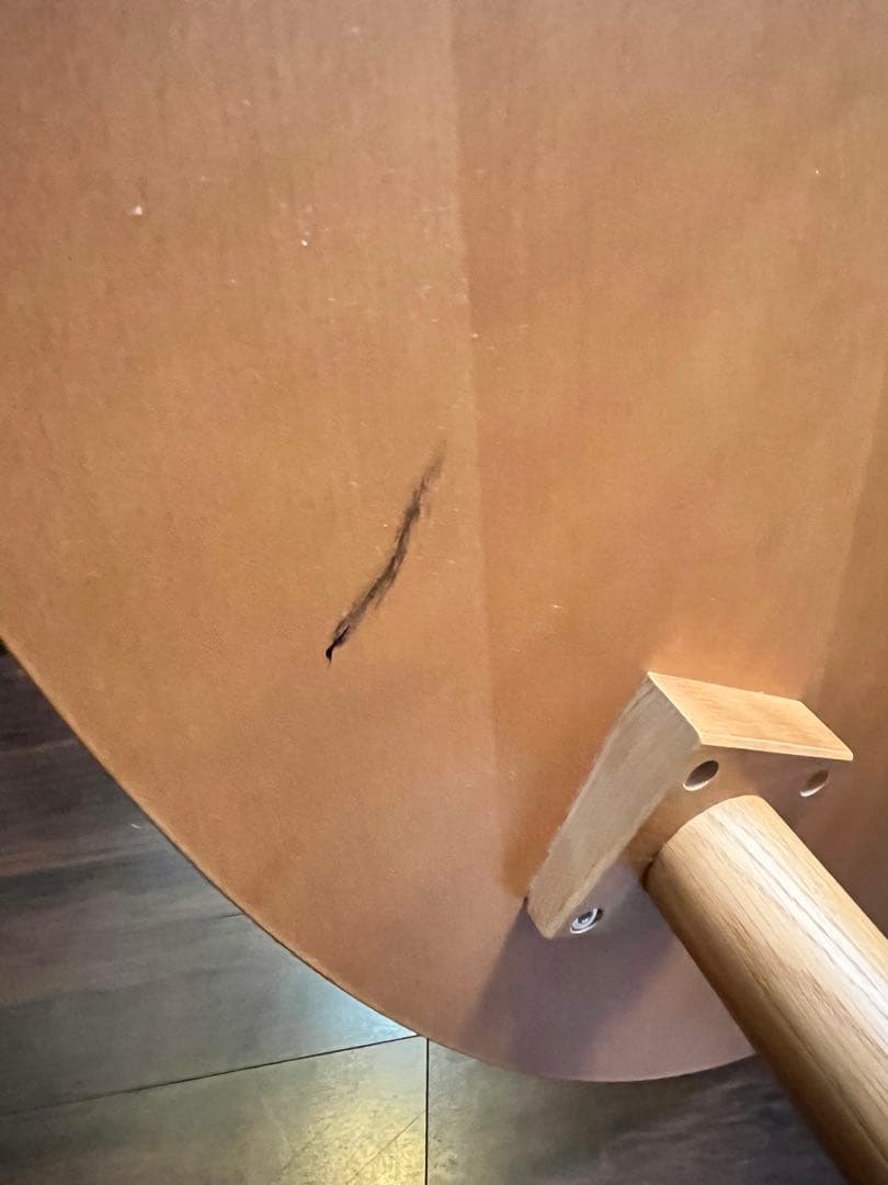 【名古屋市内手渡し可】unico ALBERO オーバル型ダイニングテーブル