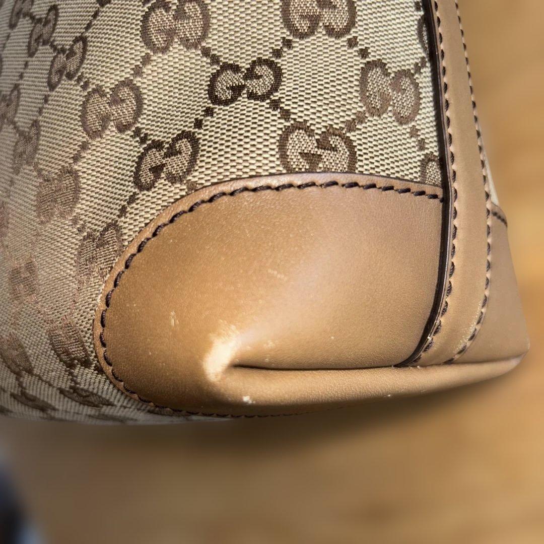 ◆ GUCCI ◆　トートバッグ　ディアマンテ　GGキャンバス　レザー　ポーチ