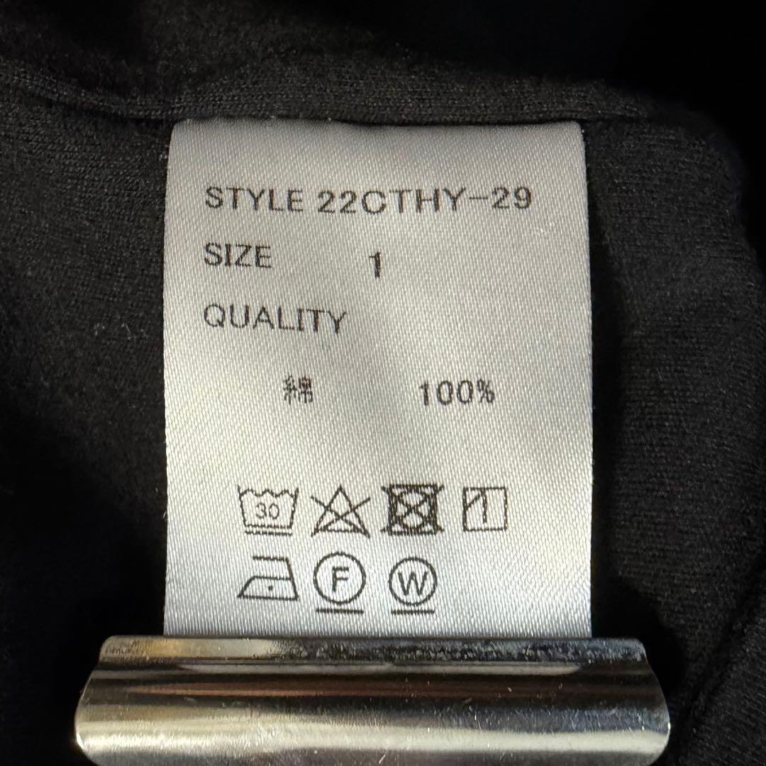 ドルチェリーナ様CTHY SUVIN PLATINUM L/S TEEブラック1