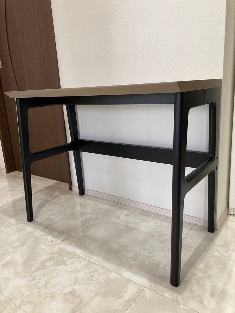 【未使用品】デスク　サイドテーブル　ブラウン&ブラック