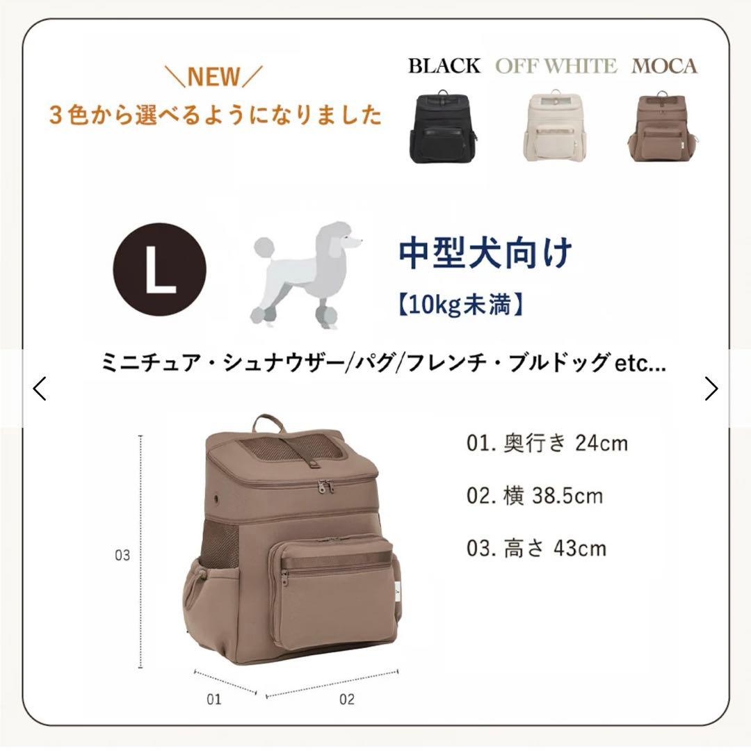 【CITYDOG】新品　リュック ネオプレーンバックパックキャリー　L ブラック