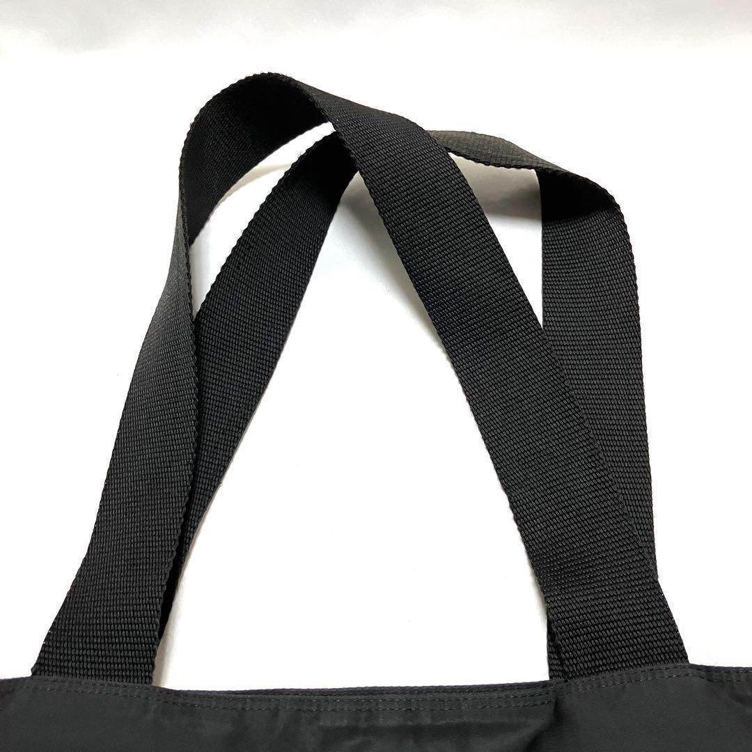 Grin プラダ トートバッグ 大容量 テスートナイロン 三角ロゴ 黒