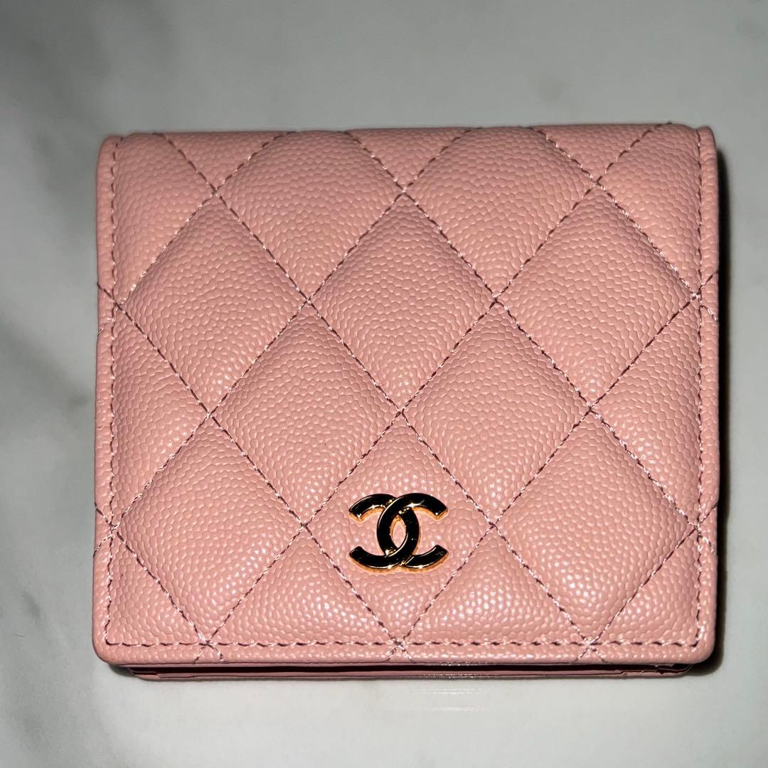 レザーウォレット ミニ　ピンク