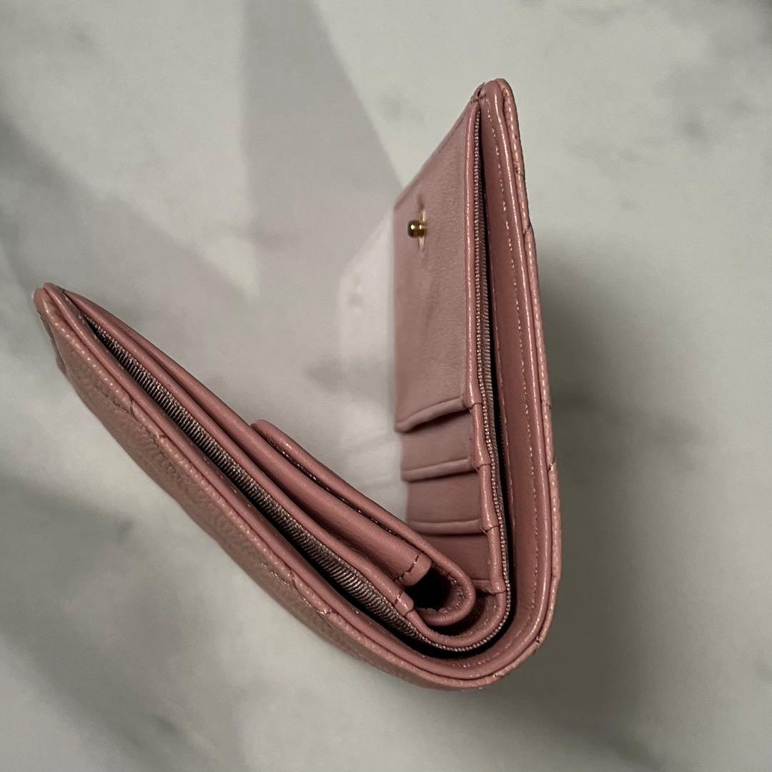 レザーウォレット ミニ　ピンク