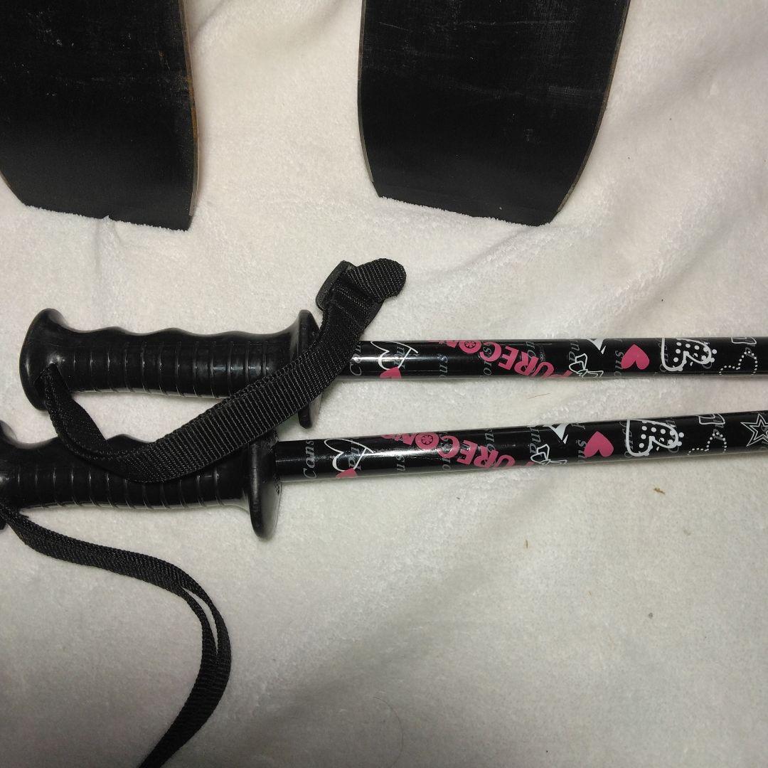 Pure Conscious スキーセット　130cm　手袋　ゴーグル