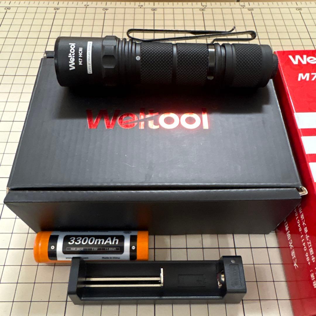 ライト・ランタン weltool M7 HCRI LED Flashlight