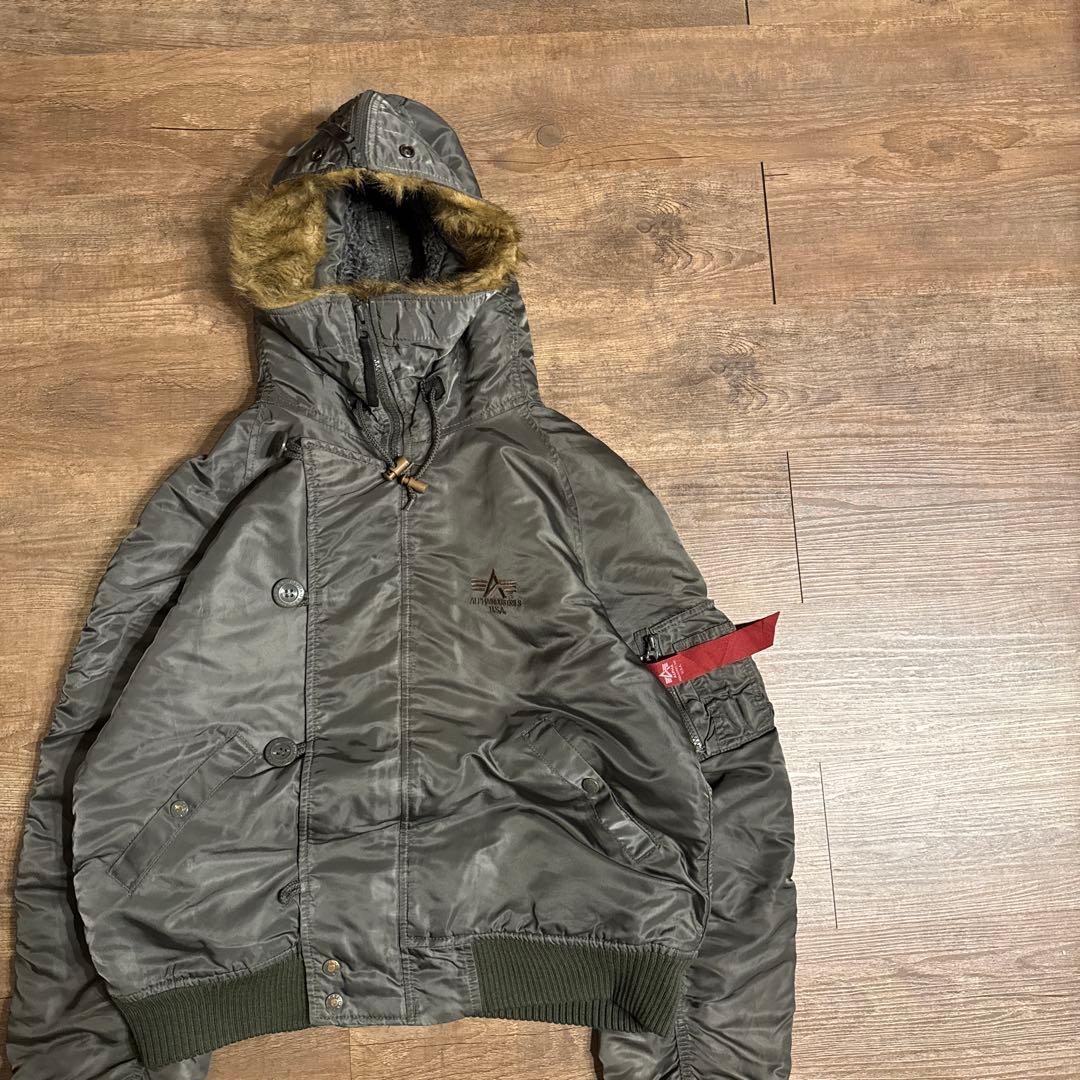 古着　ALPHA N-2B フライトジャケット 短丈 Y2K