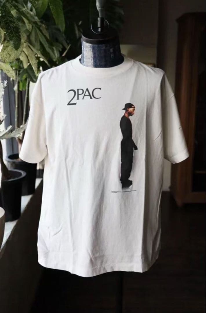 《新品・未使用》2PAC ヴィンテージダメージ 半袖Tシャツ