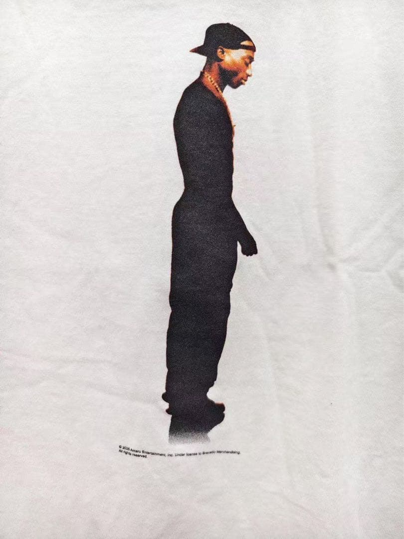《新品・未使用》2PAC ヴィンテージダメージ 半袖Tシャツ