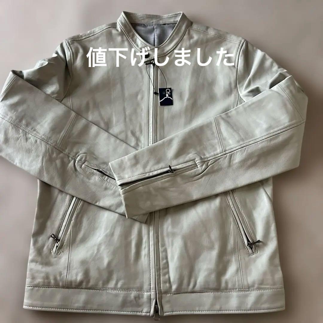 ￼Ripo trenta anni レザーシングルジャケット　XL 新品未使用