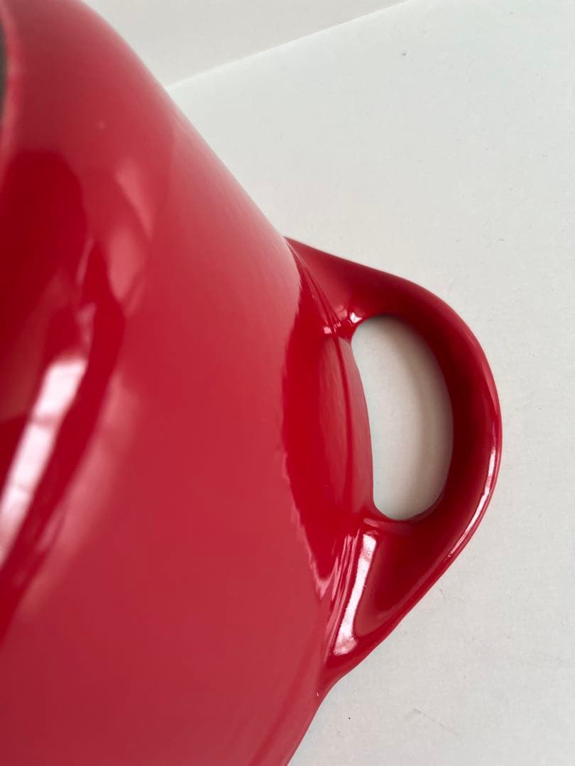 廃盤　クーザンス 両手鍋　22cm ルージュ