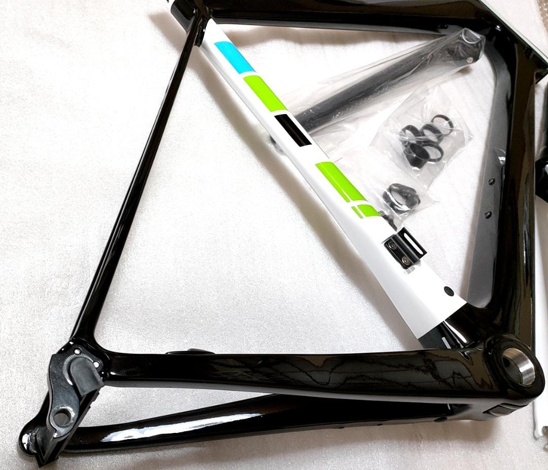 美品 超軽量 カーボンフレームセット ロードバイク 自転車 Lサイズ