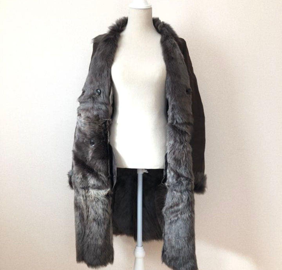 【希少】EPOCA エポカ　サイズL 羊革　本革　ムートンコート