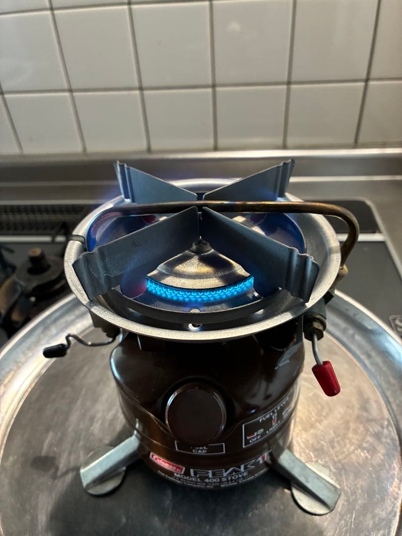 [美品][茶ピーク]Coleman PEAK 1 MODEL 400 STOVE