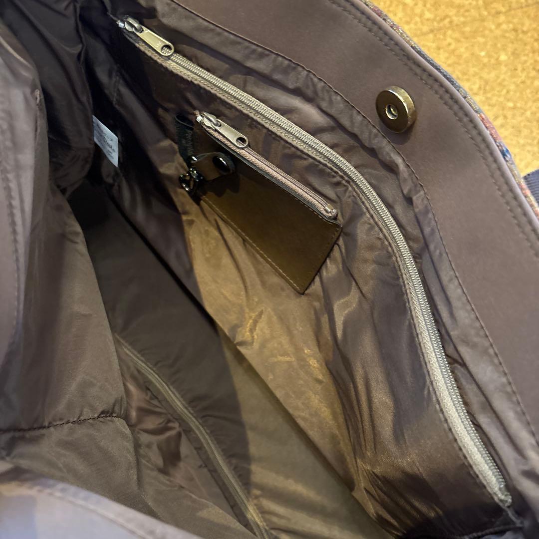 テディベア柄キャンバスエコバッグ