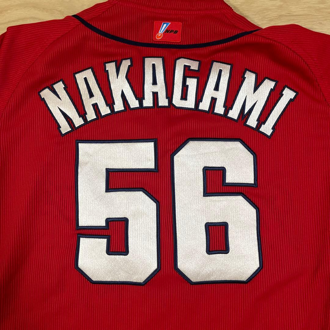 広島東洋カープ　中神　実使用ビジターユニフォーム