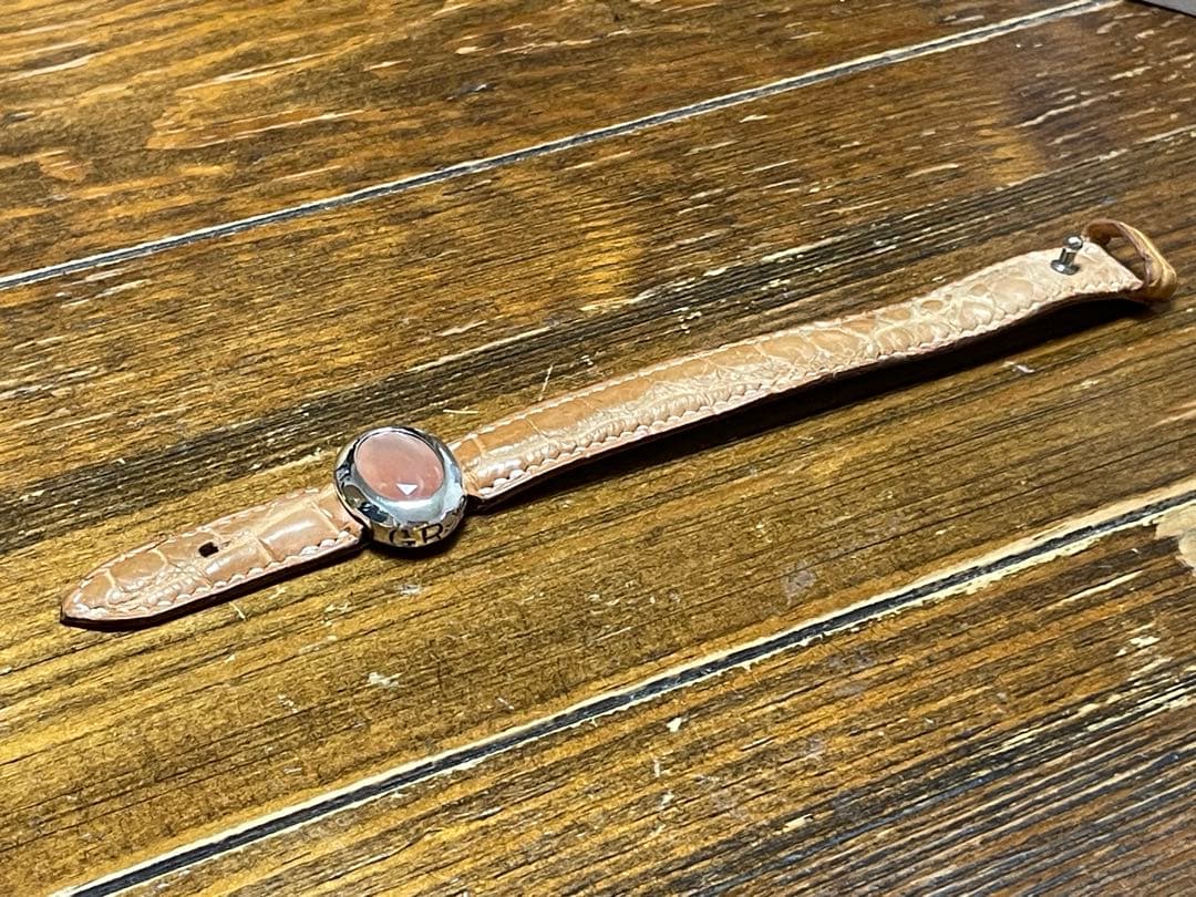 AccaLMIE レザーブレスレット シルバー アカルミー クロコ