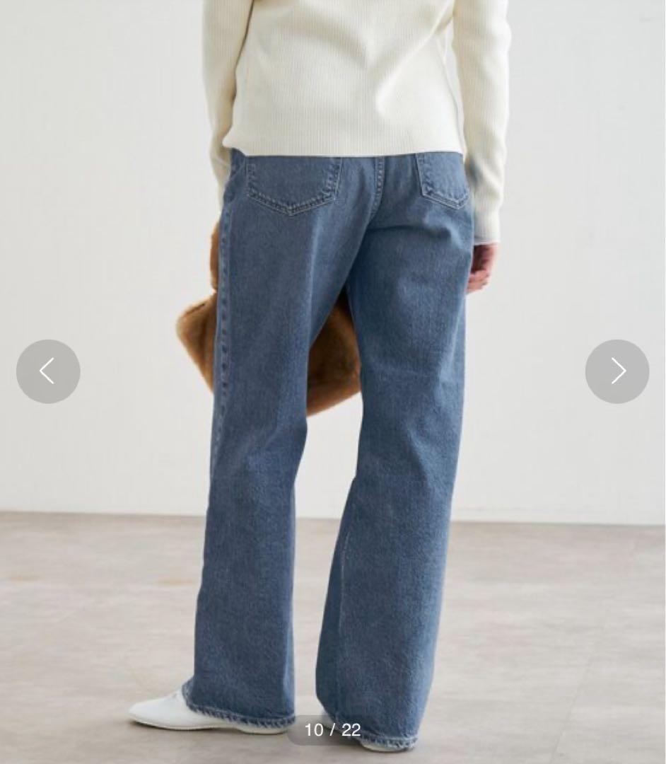 ⭐️超美品⭐️アッパーハイツ THE TAYLOR ワイドフレアデニム