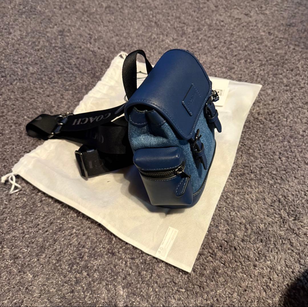 C*T様 COACH コーチスプリントスリムバッグデニムリュックバッグ1週間使用