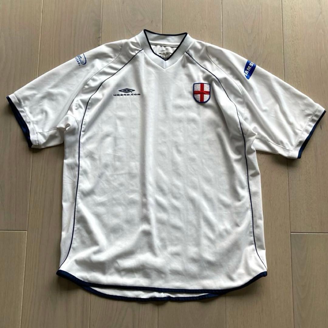 【幻級】レアモデル Umbro イングランド代表 オフィシャルゲームシャツ