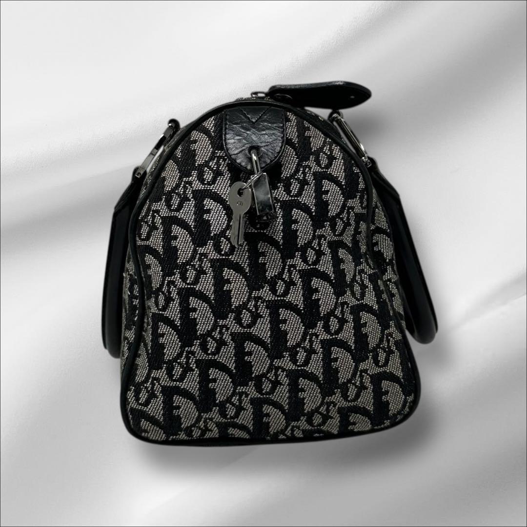 【良品】クリスチャンディオール トロッター ボストンバッグ 鍵付き