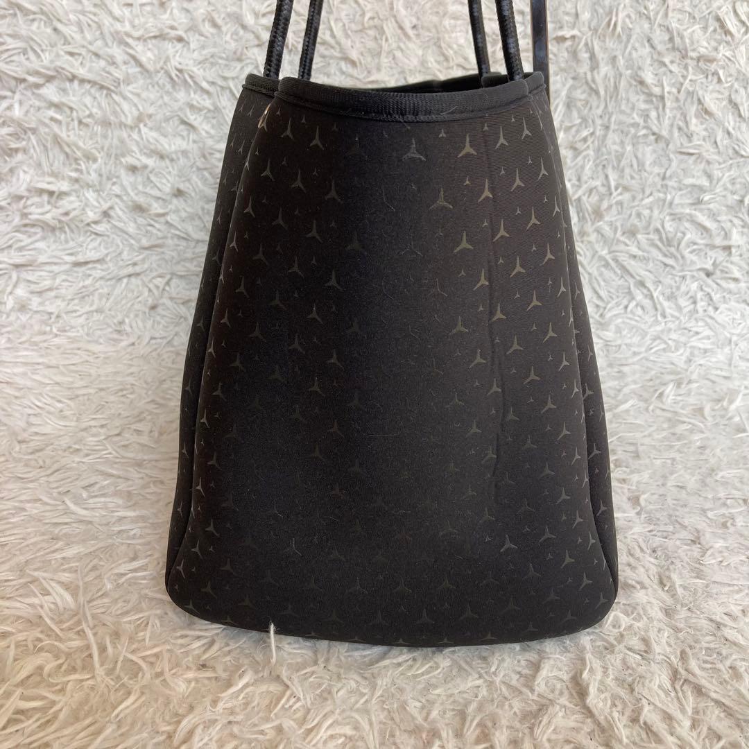 未使用 Mercedes-Benz トートバッグ ポーチ付 スター ブラック