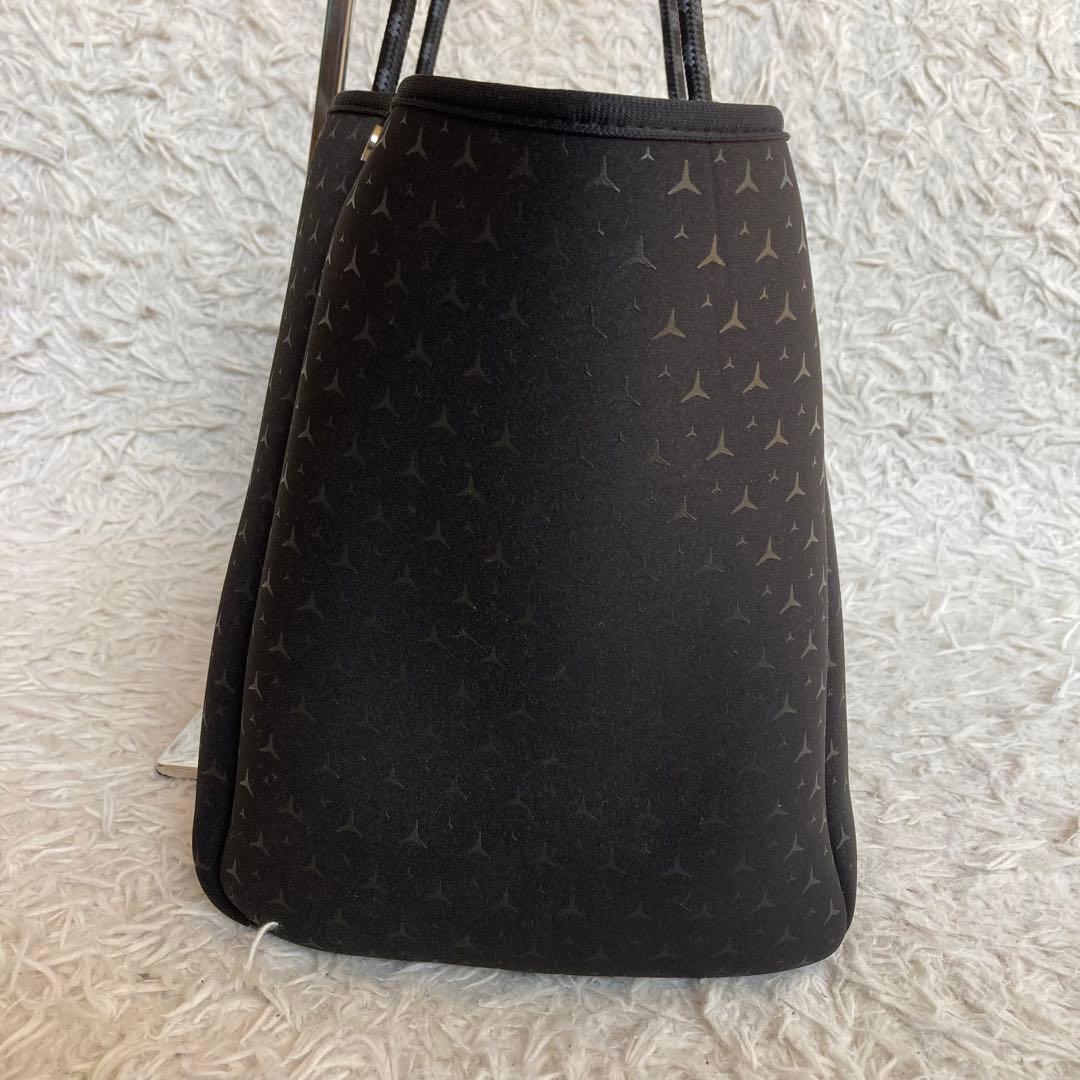 未使用 Mercedes-Benz トートバッグ ポーチ付 スター ブラック