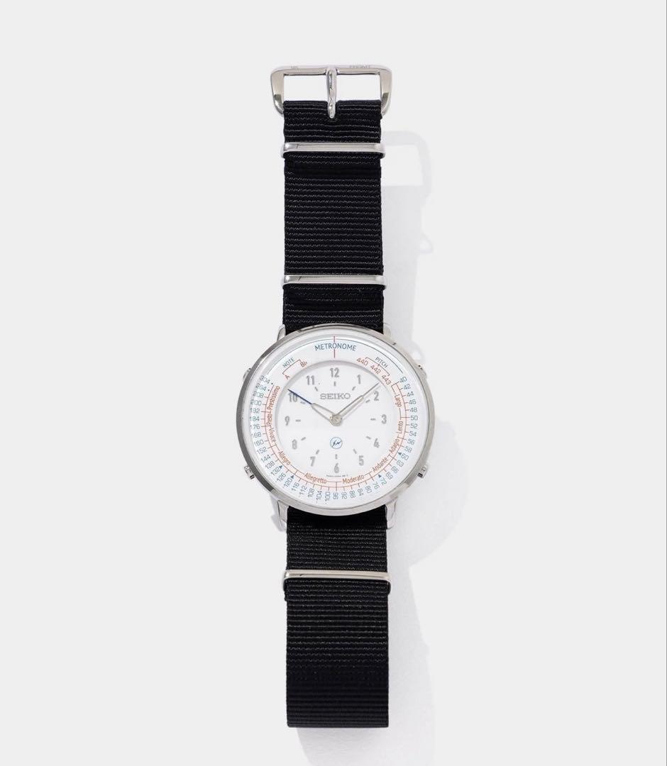 セイコー　メトロノームウォッチ　フラグメント　ホワイト
