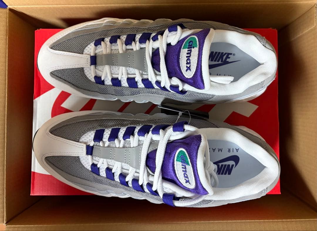 新品未使用 エアマックス95 グレープ W28cm