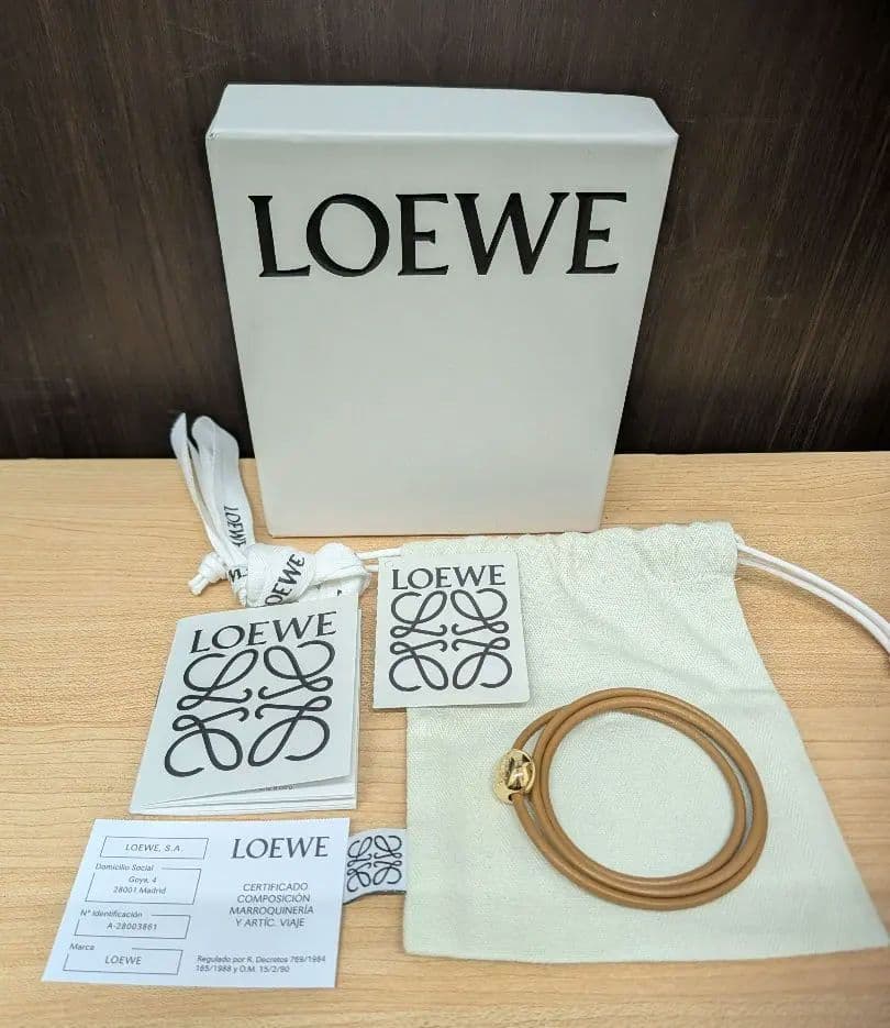 LOEWE ロエベ ペブルブレスレット 未使用