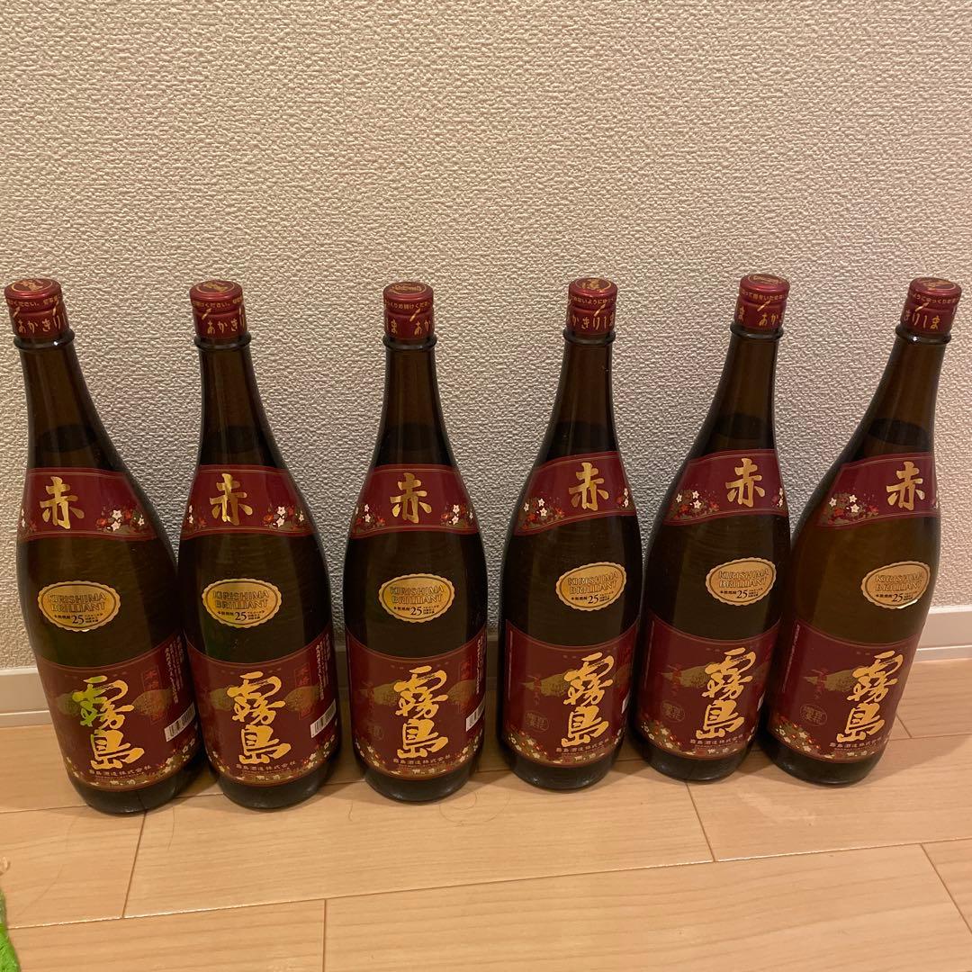 週末割引中　赤霧島 芋焼酎 1.8L 6本セット