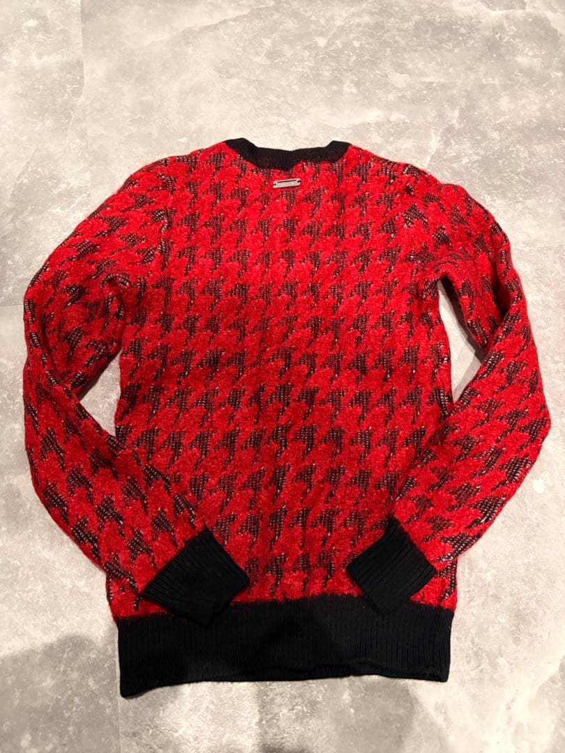 St ANDREWSレディース ゴルフ ニットセーター 赤黒