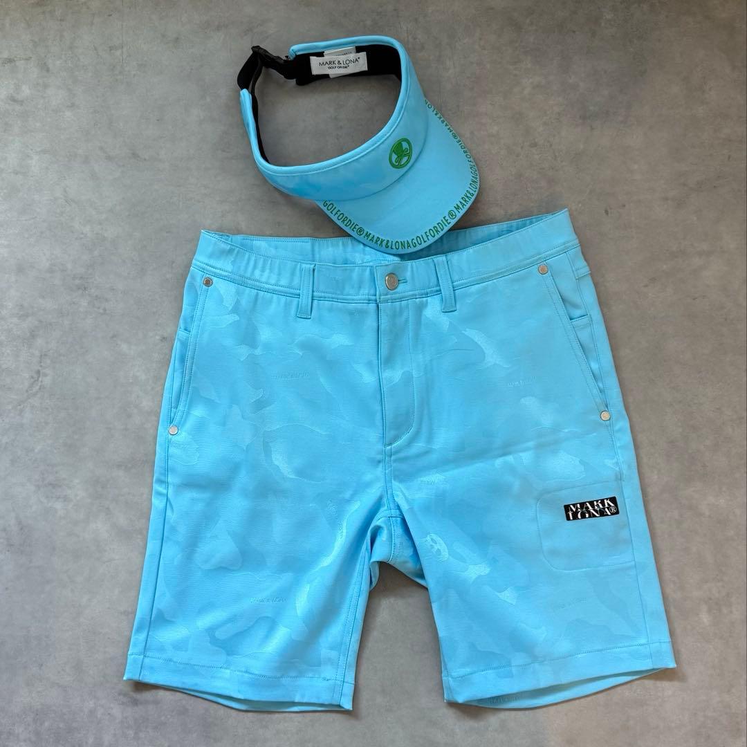 美品 ★ MARK&LONA ショートパンツ バイザー ショーツ マーク&ロナ
