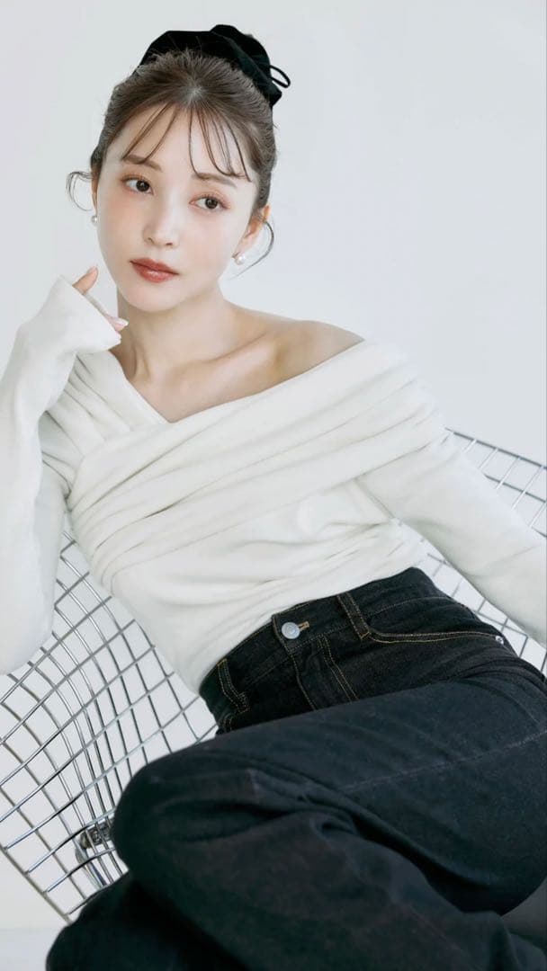 ぶ*ん様 polaura ポローラ 3wayクロスワンショルダートップス ホワイ