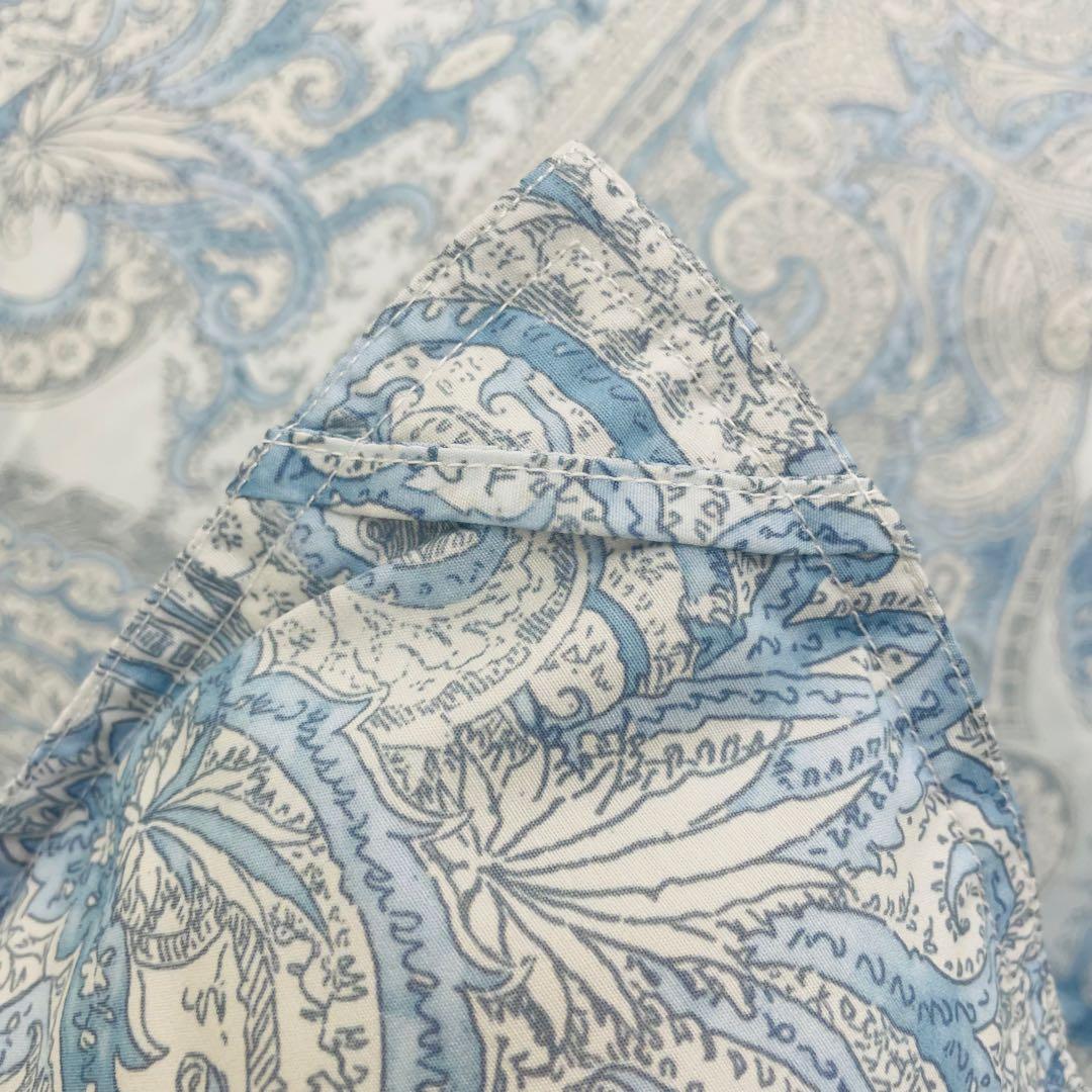 羽毛布団 セミダブル ポーランド産ホワイトマザーグース 軽量生地 25738BL