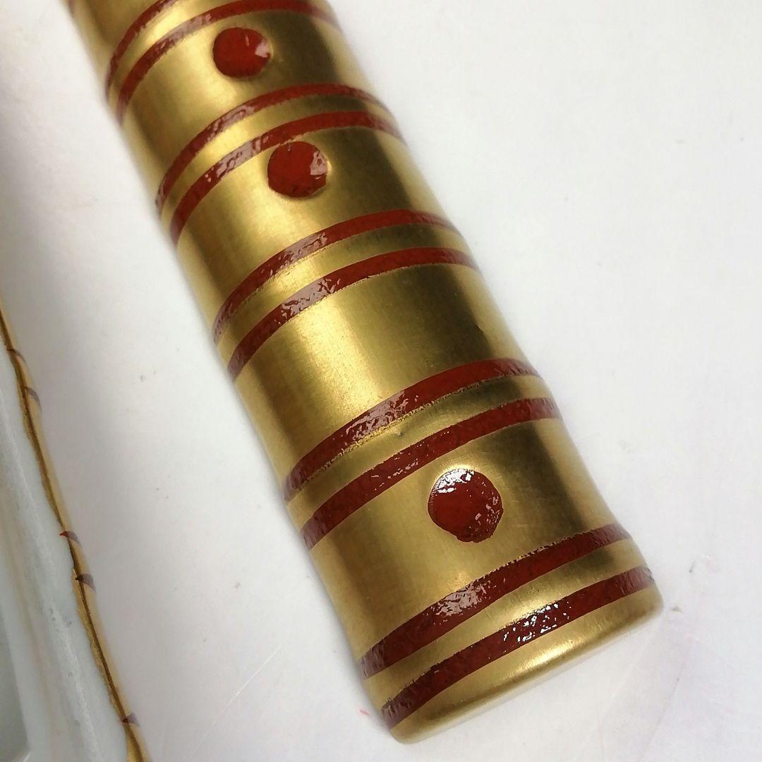 Ｔ９６１　香合　『金襴手　横笛香合』『芳正 造』　共箱　茶道具