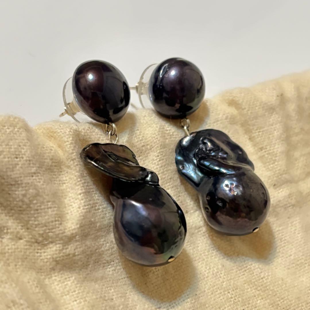 SOPHIE BUHAI Essential Black Pearl ピアス