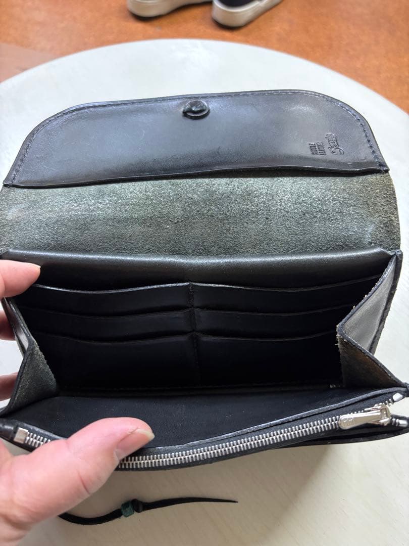 goro's（ゴローズ）2つ折りレザー長財布 ウォレット 黒