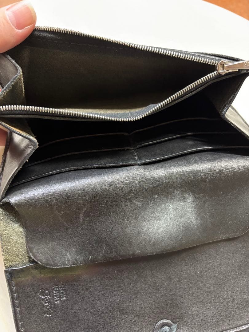 goro's（ゴローズ）2つ折りレザー長財布 ウォレット 黒