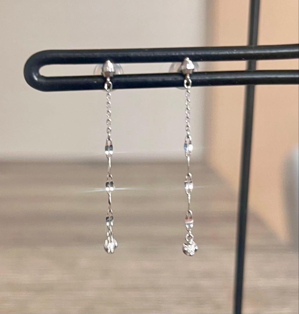 ヴァンドーム青山 ダイヤモンド ベーシックピアス プラチナ