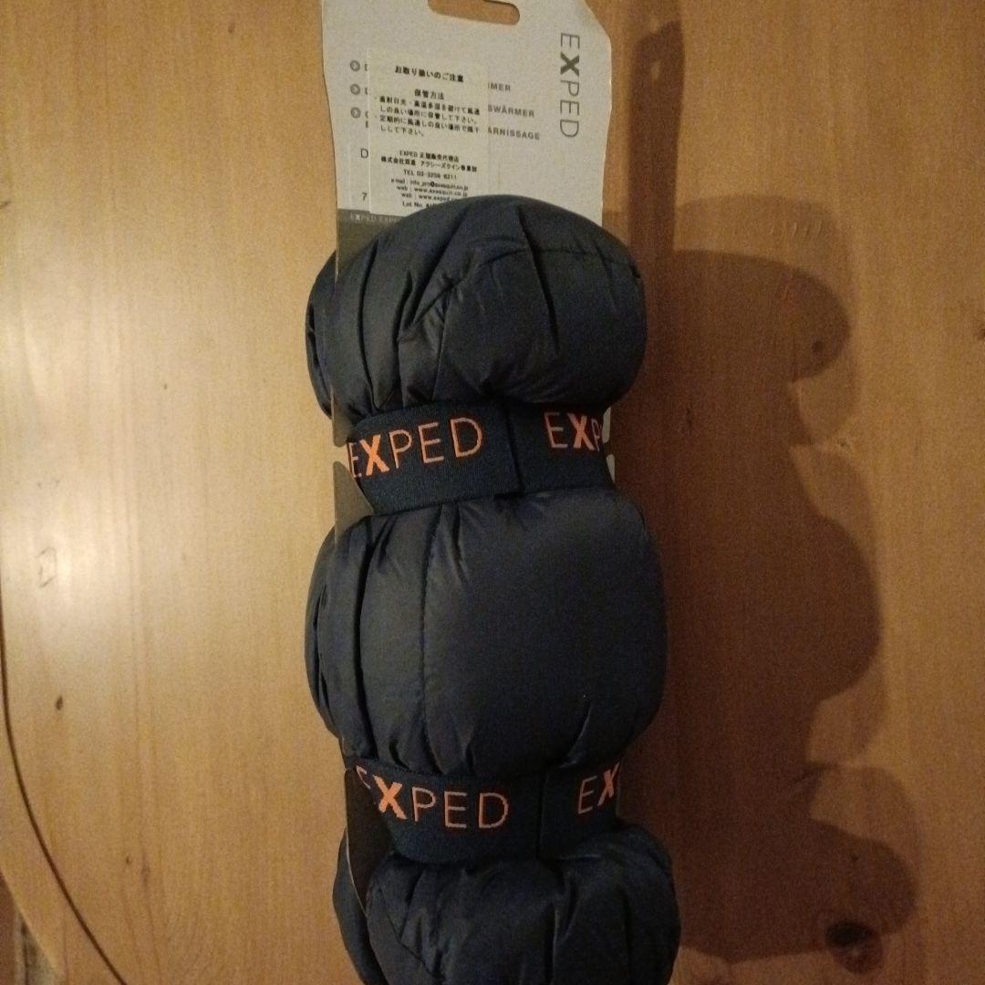EXPED ダウンソックス ダークブルー