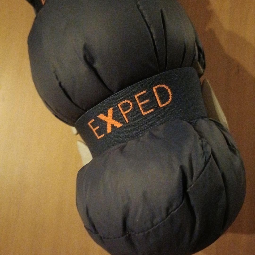 EXPED ダウンソックス ダークブルー